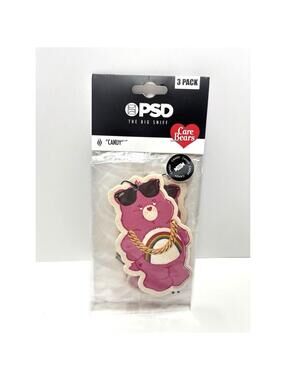 Care Bears Big Sniff 3-Pack Air Fresheners Candy Scent Cheer Bear PSD New